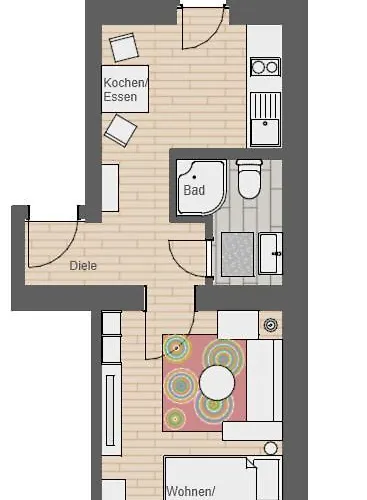 דירה Frisch Renovierte Abendrot Fuer 2 Personen, Zentral Gelegen אסן